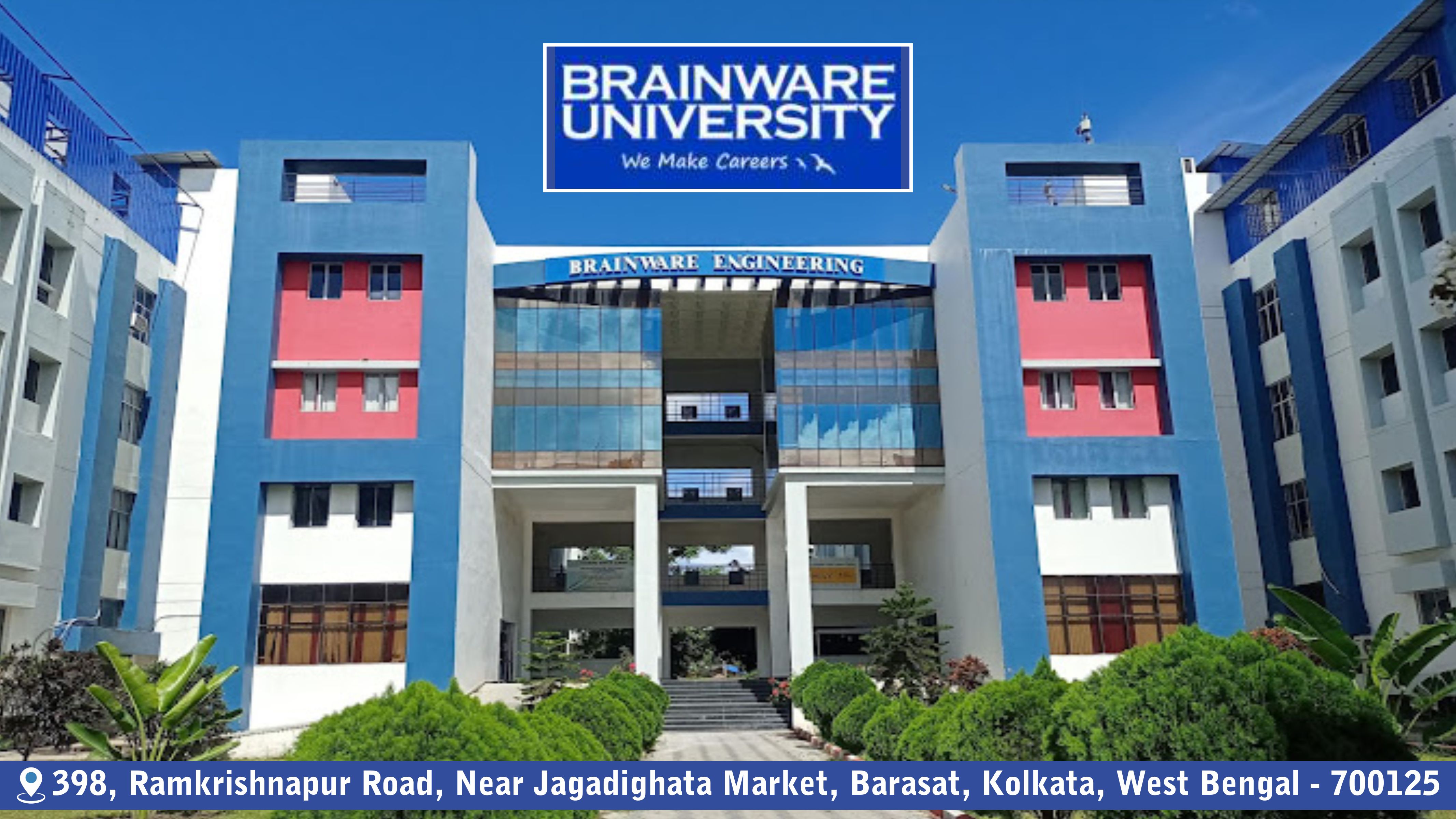 Out Side View of Brainware University, Kolkata